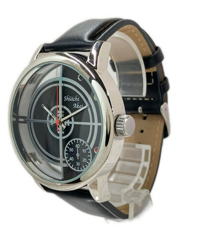 USJ 腕時計 名探偵コナン 赤井秀一 クオーツ ブラック メンズ