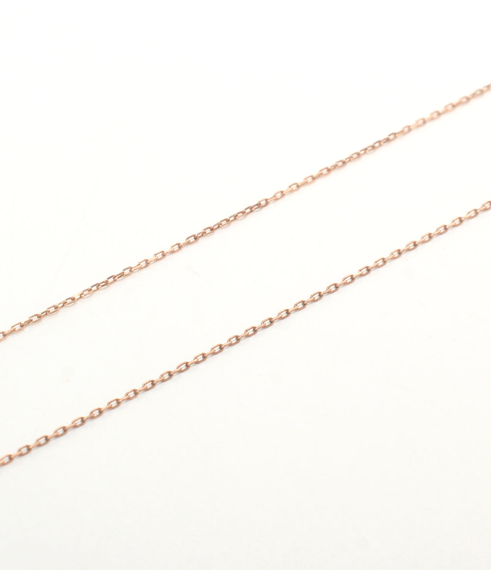 美品 canal4℃ ネックレス K10 ダイヤ レディース カナルヨンドシー