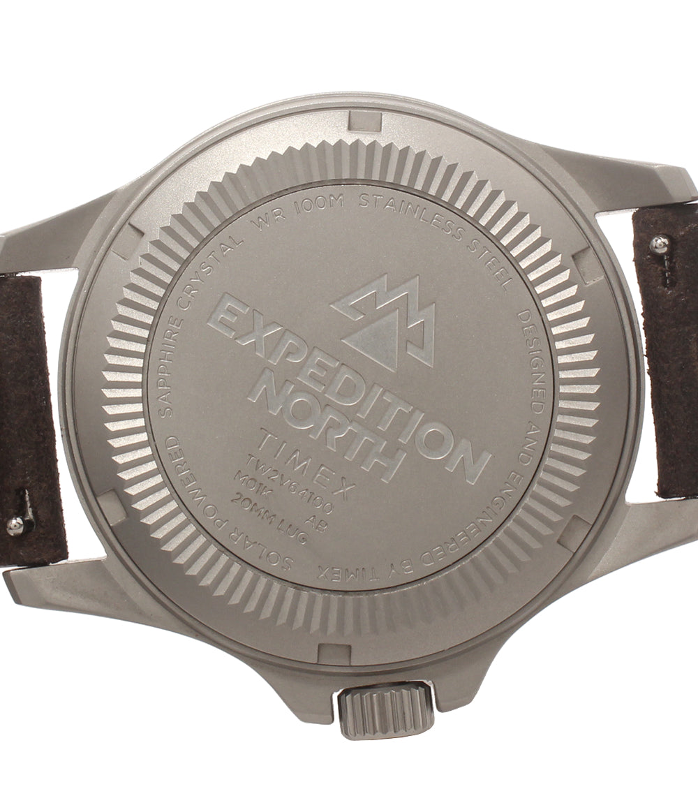 美品 TIMEX 腕時計 エクスペディション ノース フィールド ソーラー ブラック TW2V64100 メンズ タイメックス