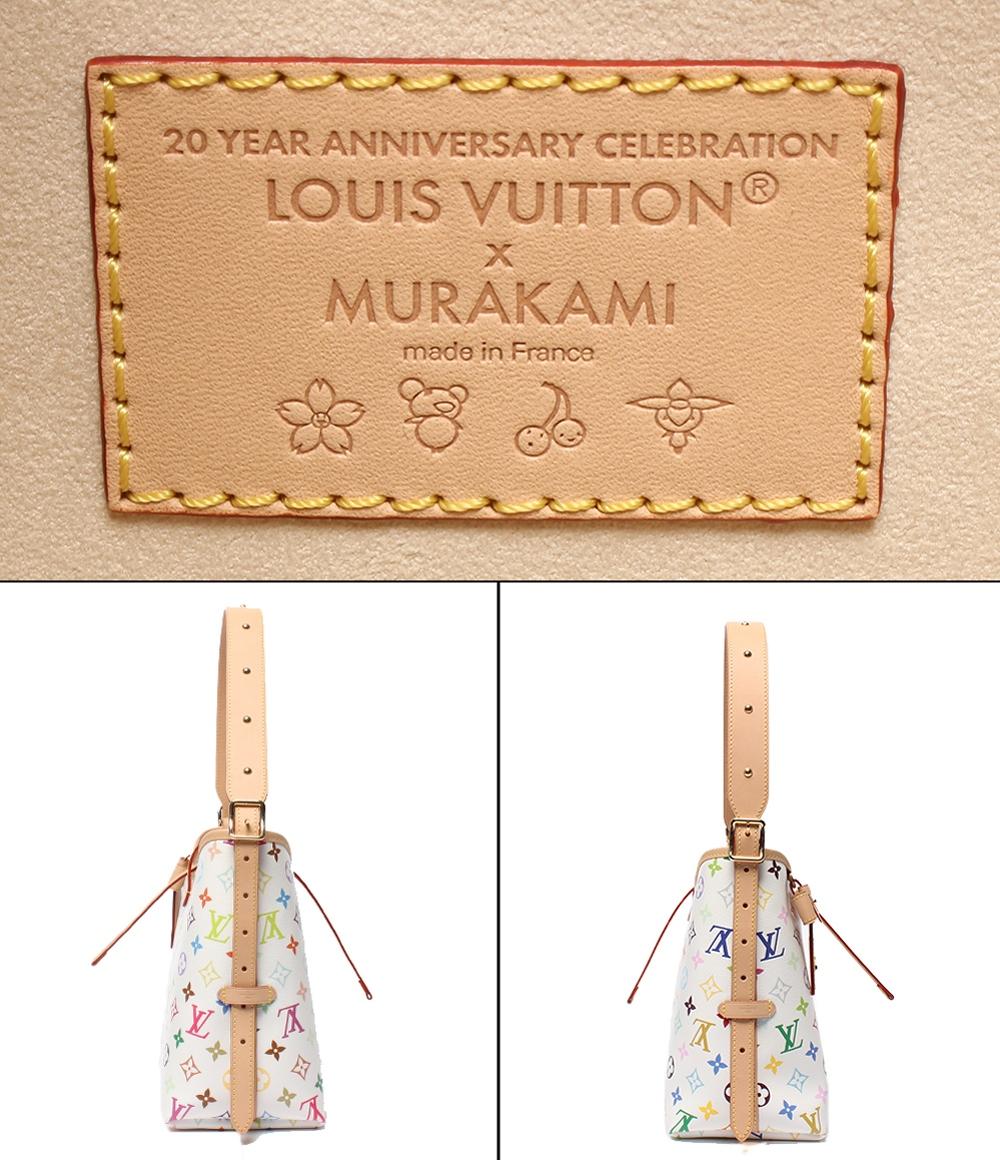 ルイヴィトン モノグラム マルチカラー LV×TM キャリーオール NM PM ショルダーバッグ ブロン M13661 美品 LOUIS VUITTON ショルダーバッグ ハンドバッグ 肩掛け LV×TM