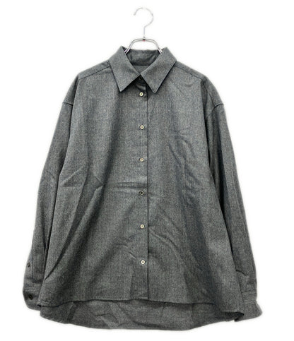 美品 HIDDEN GEMS 長袖 ブラウス ウール レディース SIZE FREE (M) ヒドゥン ジェムス