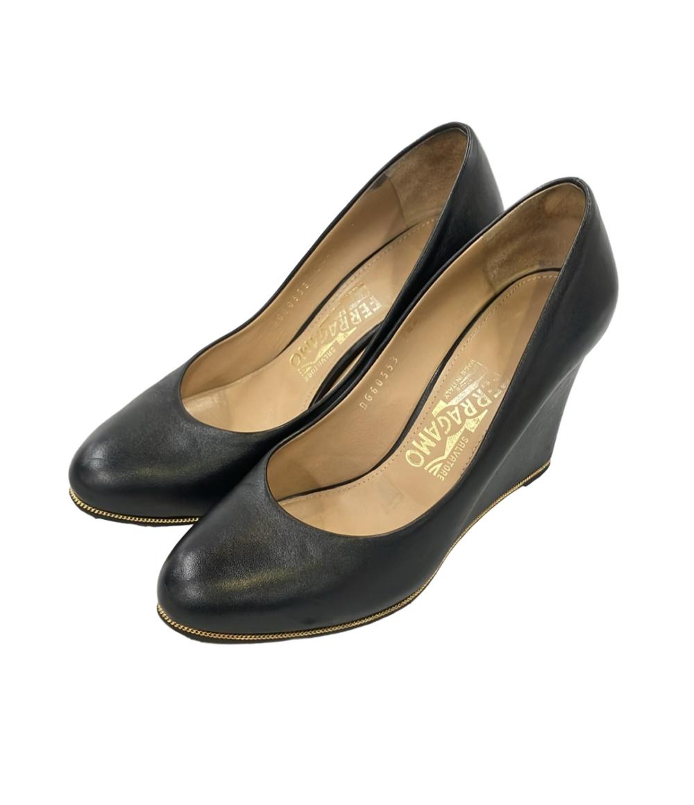 Salvatore Ferragamo ウェッジソールパンプス レディース SIZE 6