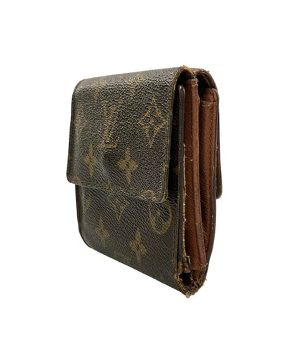 訳あり LOUIS VUITTON Wホック三つ折り財布 ポルトモネ ビエ カルトクレディ モノグラム M61652 レディース ルイ・ヴィトン
