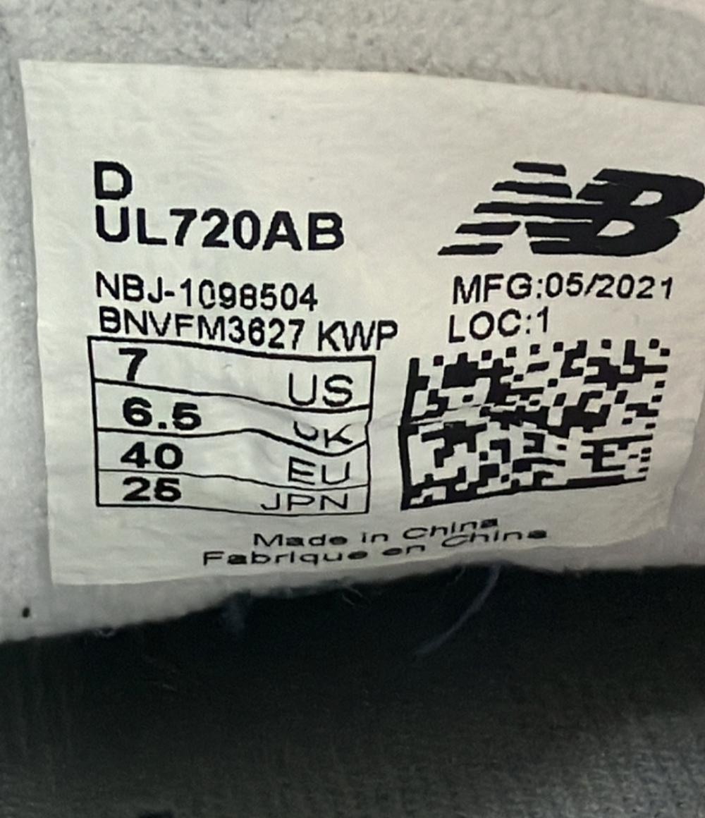 NEW BALANCE ローカットスニーカー UL720AB メンズ レディース SIZE 25.0 ニューバランス