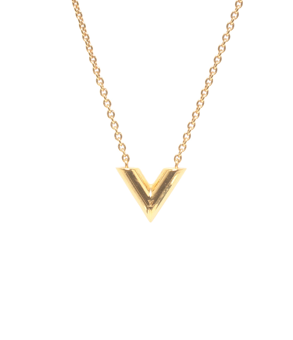 美品 LOUIS VUITTON ネックレス エセンシャルV M61083 レディース ルイ・ヴィトン
