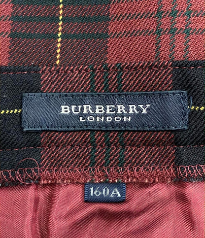 バーバリーロンドン プリーツスカート チェック柄 キッズ SIZE 160A BURBERRY LONDON