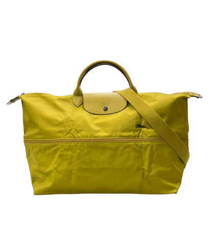 美品 Longchamp 2WAY ボストンバッグ ショルダーバッグ 斜め掛け ル プリアージュ L1911619P19 レディース ロンシャン