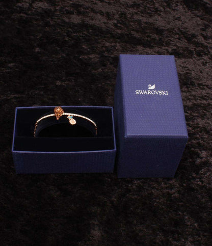 美品 SWAROVSKI ブレスレット クマモチーフ ブラウンベア ラインコラボ レディース スワロフスキー