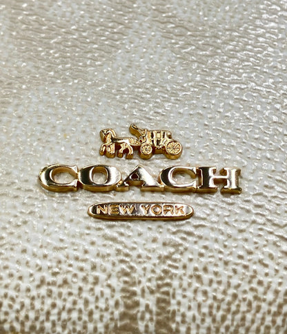 美品 COACH ショルダーバッグ 斜め掛け スマホショルダー シグネチャー レディース コーチ