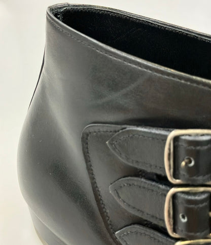 SAINT LAURENT PARIS ショートブーツ レオパード メンズ SIZE 42 (27cm) サンローランパリ