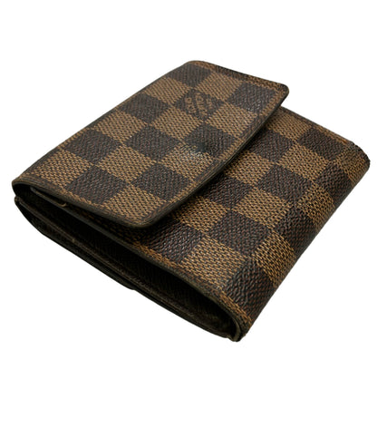 LOUIS VUITTON Wホック 二つ折り財布 ポルトフォイユ エリーズ ダミエ N61654 メンズ レディース ルイ・ヴィトン
