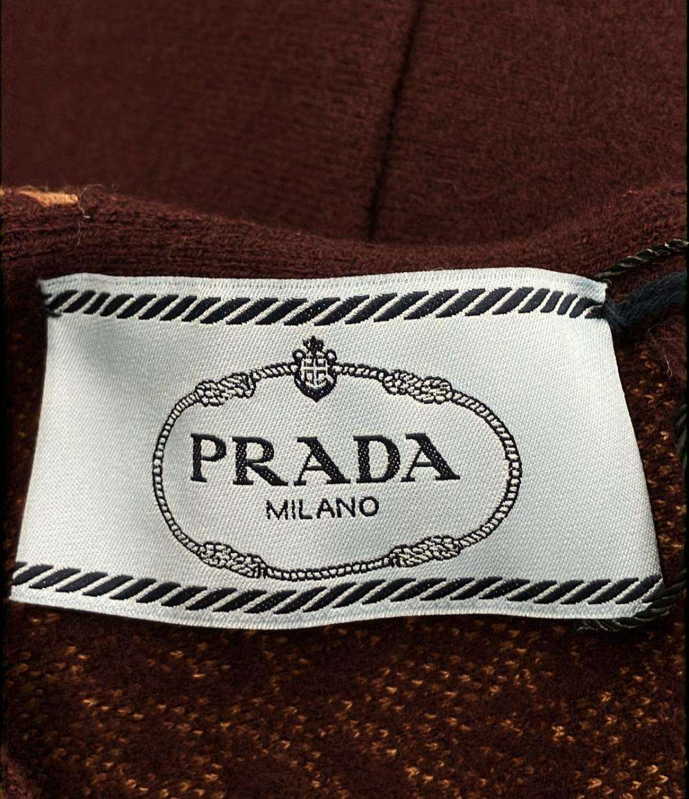 美品 プラダ ノースリーブ ウールワンピース レディース SIZE 40 (M) PRADA