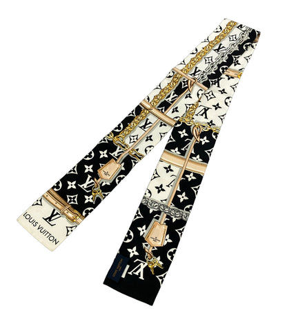 LOUIS VUITTON スカーフ シルク100% バンドー モノグラム コンフィデンシャル M78656 レディース ルイ・ヴィトン
