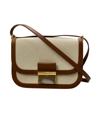 美品 CHARLES&KEITH ショルダーバッグ 斜め掛け レディース チャールズ＆キース