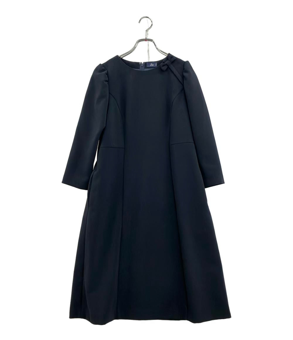 美品 ソーノ 長袖ワンピース プチリボン レディース SIZE 1 (M) SONO