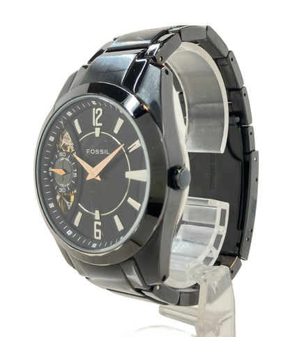 FOSSIL 腕時計 クオーツ 自動巻き ブラック メンズ フォッシル