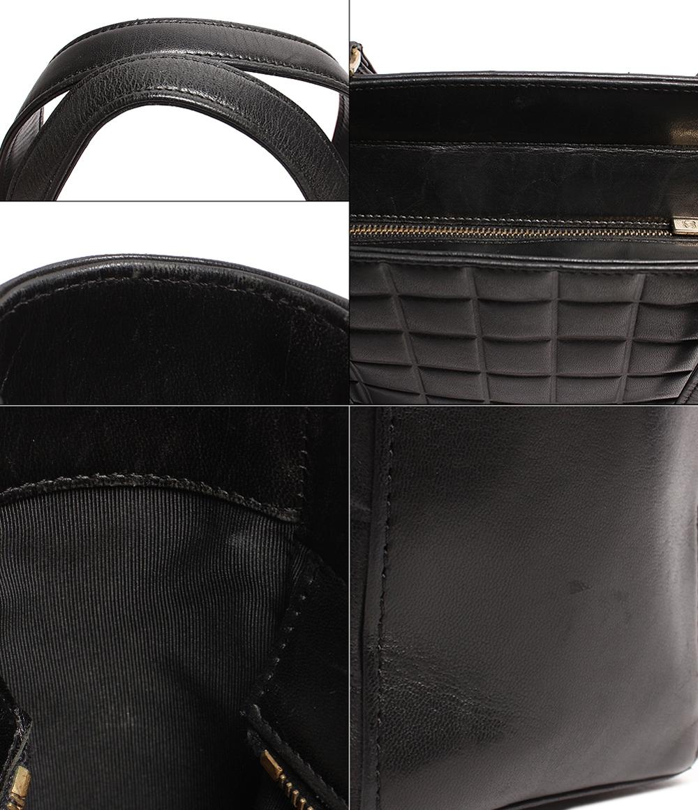 シャネル レザートートバッグ ョルダーバッグ ココマーク ゴールド金具 チョコバー レディース CHANEL