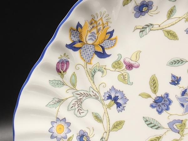美品 Minton B&Bプレート 皿 27cm ハドンホールブルー ミントン