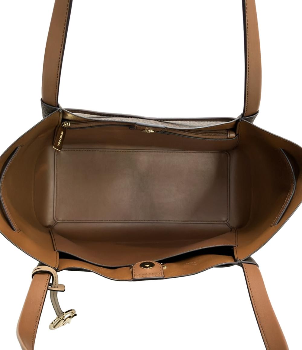 美品 MICHAEL KORS トートバッグ MKシグネチャー レディース マイケルコース