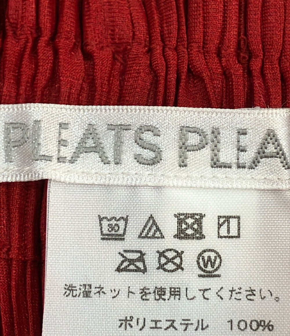 PLEATS PLEASE パンツ プリーツ ワイド PP83-JF754 レディース SIZE 3 (L) プリーツプリーズ