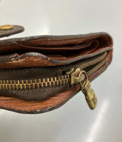 訳あり LOUIS VUITTON 二つ折り財布 コンパクトジップ モノグラム M61667 レディース ルイ・ヴィトン