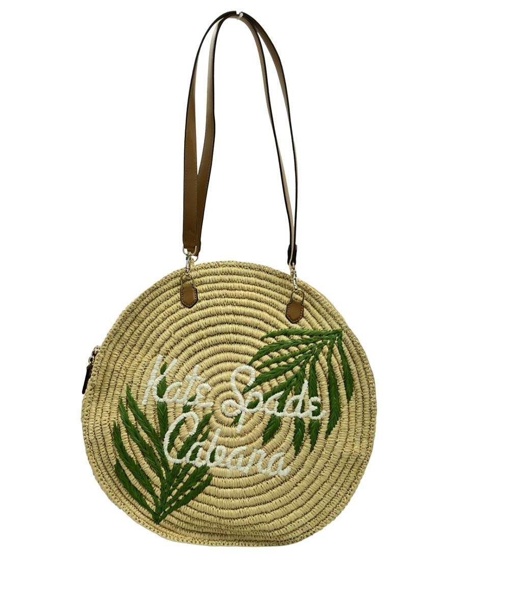 美品 ケイトスペード トートバッグ サンキス カバナ ストロー ミディアム レディース Kate Spade