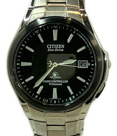 CITIZEN 腕時計 アテッサ ATTESA ソーラー ブラック H410-T006043 メンズ シチズン