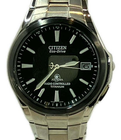 CITIZEN 腕時計 アテッサ ATTESA ソーラー ブラック H410-T006043 メンズ シチズン
