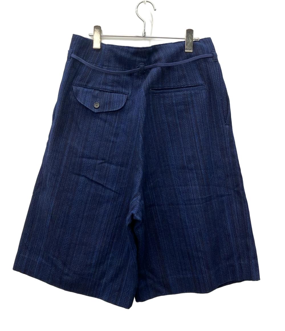 クオン ハーフパンツ Aizome Sashiko 3/4 Hakama Trousers 145PT033700 メンズ SIZE Large (L) KUON