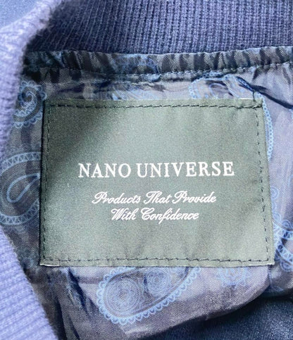 美品 ナノユニバース フライトジャケット MA-1ジャケット アウター 薄手 メンズ SIZE S nano universe