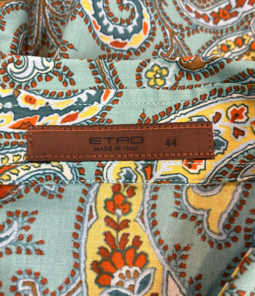 美品 ETRO 長袖シャツ ペイズリー 062-15248-5148 レディース SIZE 44 (S) エトロ