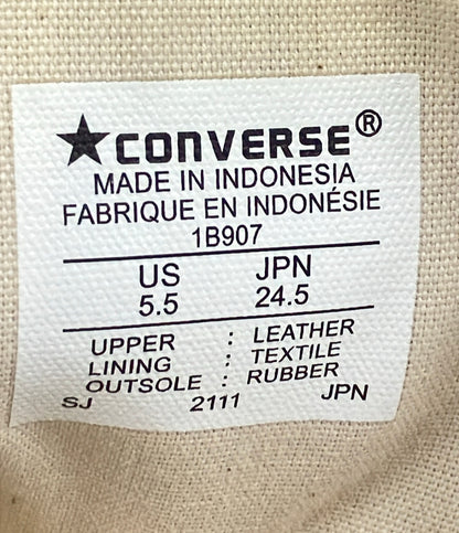 美品 CONVERSE ハイカットスニーカー レザーオールスター HI 1B907 レディース SIZE 24.5 (L) コンバース