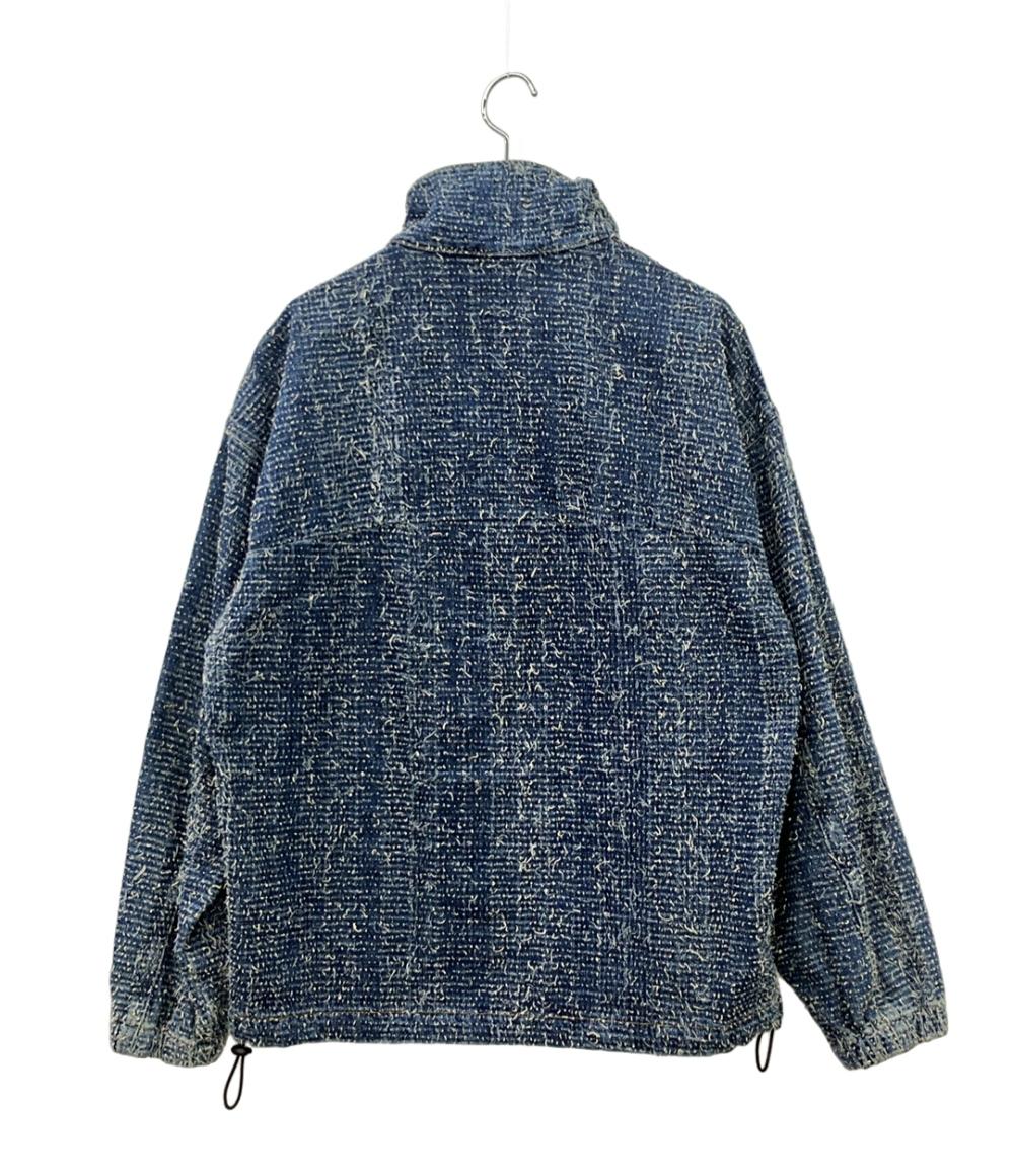 DIESEL D-FLOW ハーフジップ ジャケット デニム メンズ SIZE S ディーゼル