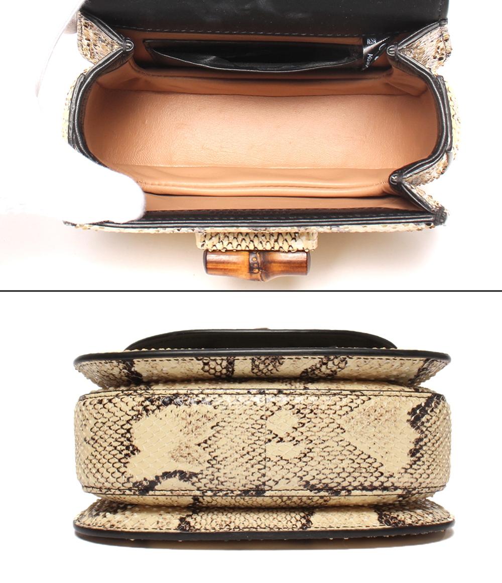 GUCCI ソーホー パイソン 2way ショルダーバッグ GUCCI 2wayショルダーバッグ ハンドバッグ 斜め掛け パイソン柄 1947