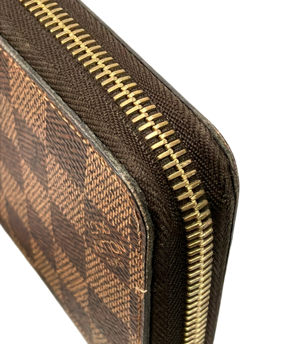 LOUIS VUITTON ラウンドファスナー長財布 ジッピー ウォレット ダミエ エベヌ N41661 メンズ ルイ・ヴィトン