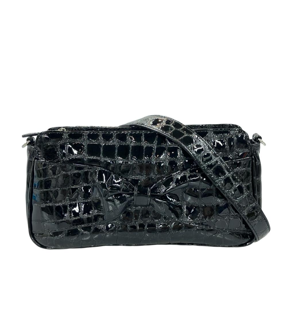 コッコフィオーレ 2way 型押しクラッチバッグ ミニハンドバッグ レディース COCCO FIORE