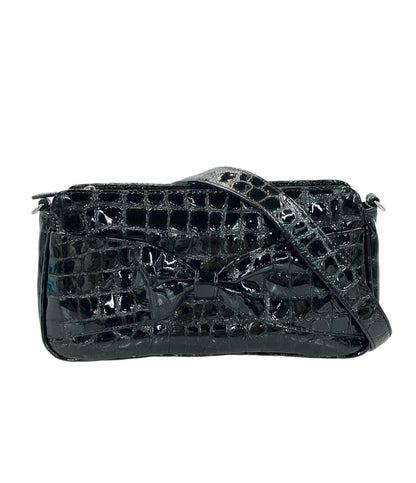 コッコフィオーレ 2way 型押しクラッチバッグ ミニハンドバッグ レディース COCCO FIORE