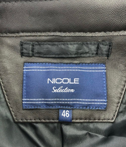 美品 ニコル レザージャケット メンズ SIZE 46 (XS) NICOLE