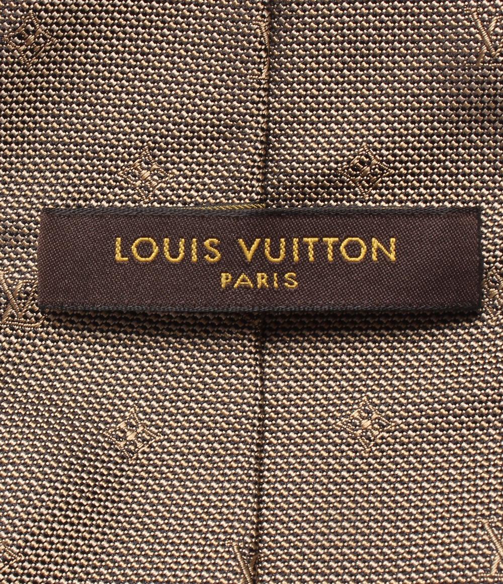 美品 LOUIS VUITTON ネクタイ シルク100％ ジャガード メンズ ルイ・ヴィトン