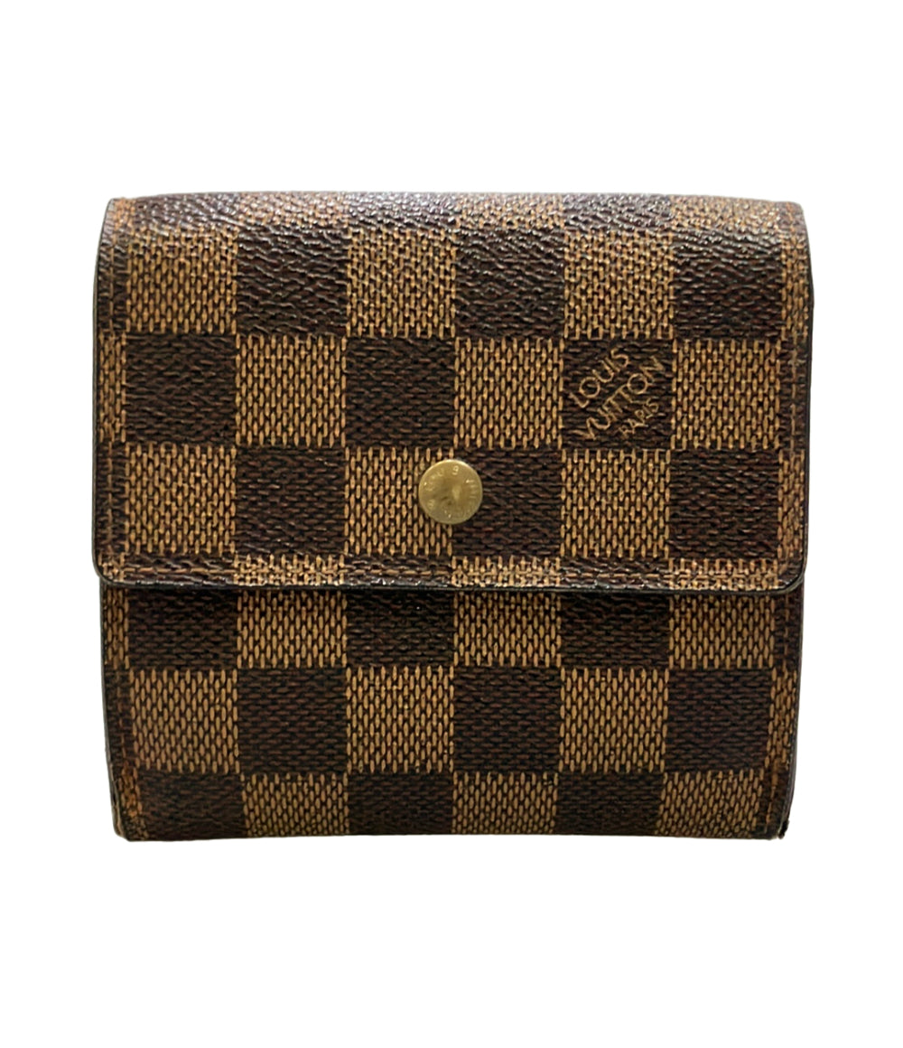 LOUIS VUITTON Wホック 二つ折り財布 ポルトフォイユ エリーズ ダミエ N61654 メンズ レディース ルイ・ヴィトン