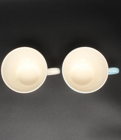 美品 WEDGWOOD マグカップ 2点セット ペア フェスティビティ アイボリー ブルー ウエッジウッド