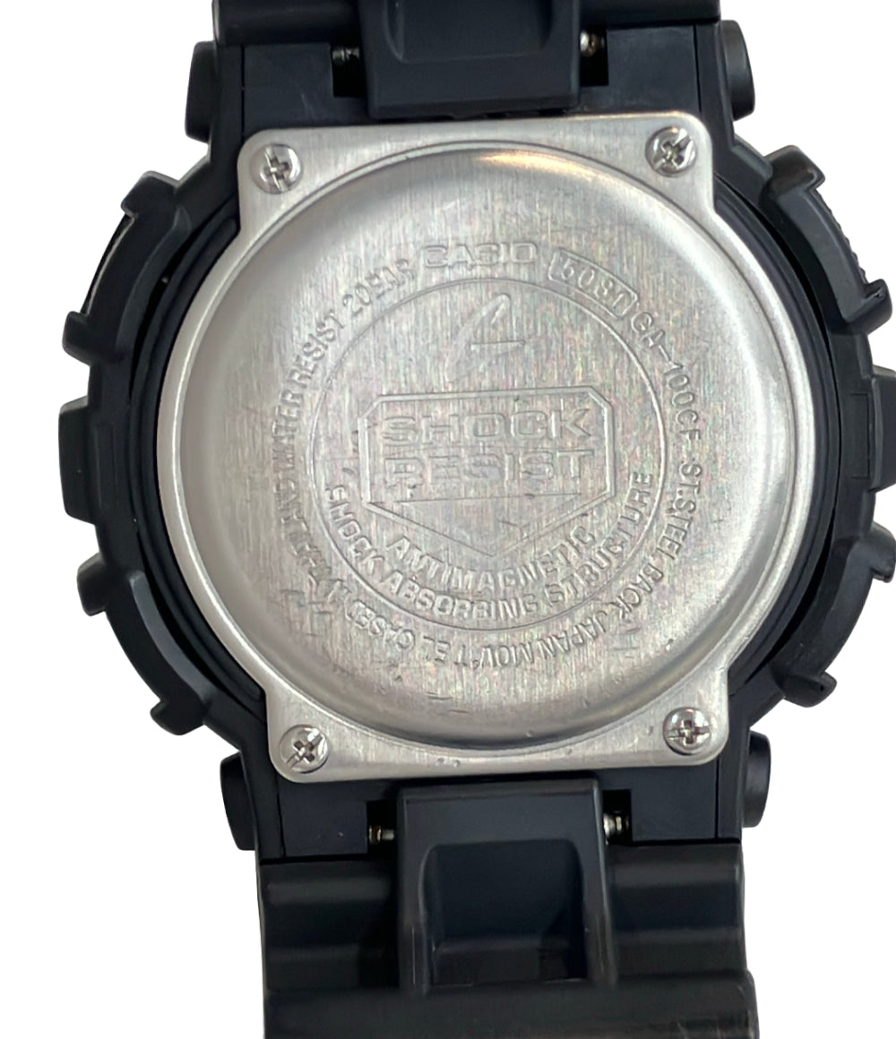 美品 CASIO 腕時計 G-SHOCK クオーツ GA-100CF メンズ カシオ
