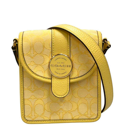 美品 COACH ショルダーバッグ 斜め掛け シグネチャー C8321 レディース コーチ