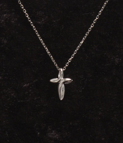 美品 ヨンドシー ネックレス Pt850 クロスモチーフ レディース 4℃