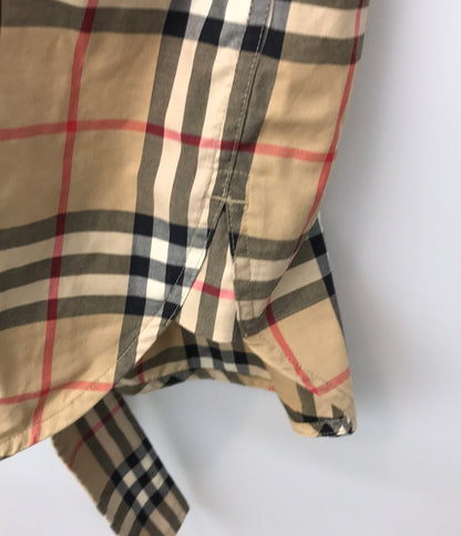 BURBERRY ベルテッド 長袖ワンピース ノバチェック 8024585 レディース SIZE 34 バーバリー