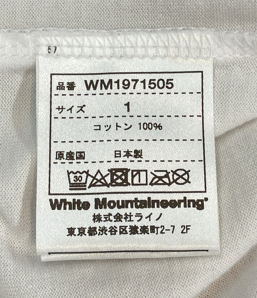 ホワイトマウンテニアリング 半袖Tシャツ メンズ SIZE 1 (S) WHITE MOUNTAINEERING