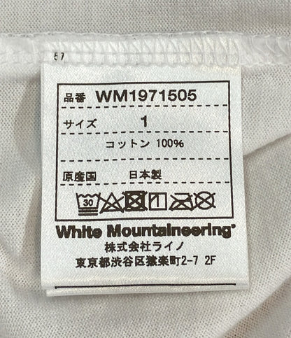 ホワイトマウンテニアリング 半袖Tシャツ メンズ SIZE 1 (S) WHITE MOUNTAINEERING