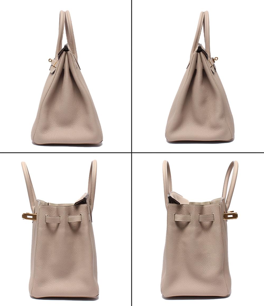 HERMES ハンドバッグ T刻印 ゴールド金具 トゴ 内縫い バーキン35 レディース エルメス