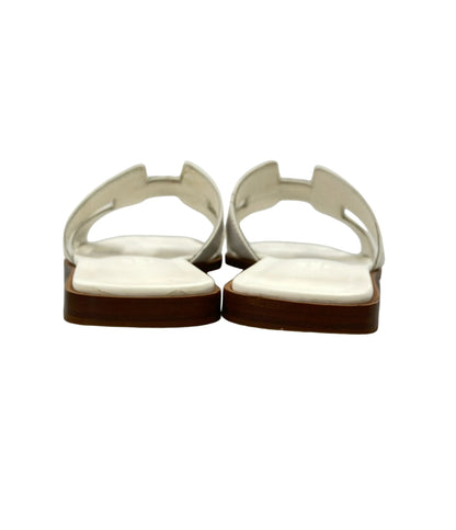 HERMES フラットレザーサンダル オラン レディース SIZE 37 1/2 エルメス