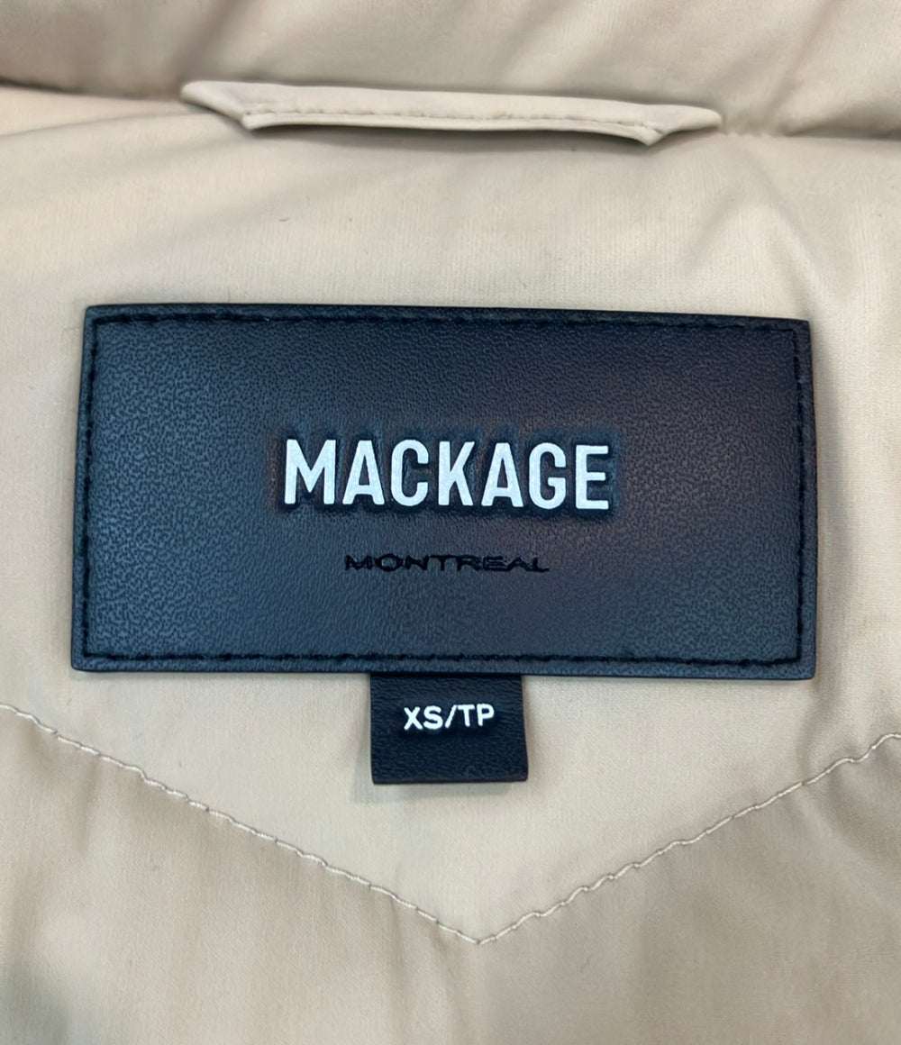 Mackage ダウンジャケット ファー フード付き ダブルジップ LaG Onlinestore PATSY-BX 11332220-3A レディース SIZE XS マッカージュ